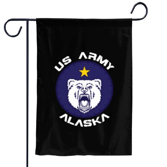 US Army Alaska Polar Bear Patch Garden Flags