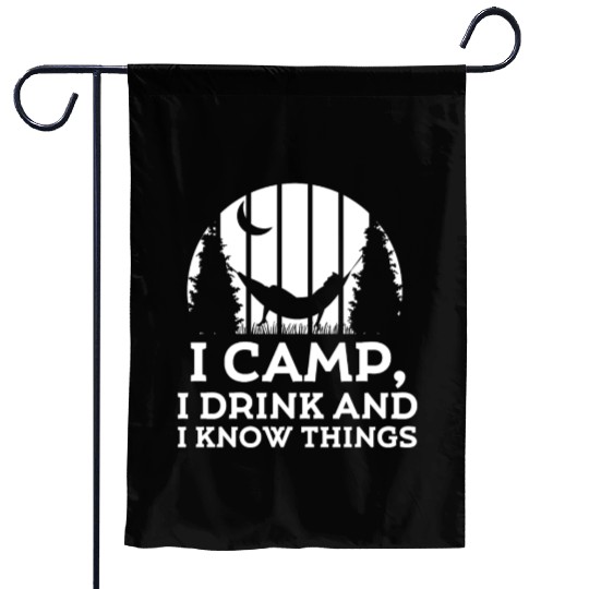 Camping Camper Nature Outdoor Gift Garden Flags