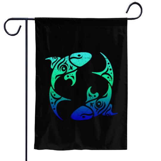 T Tattoo Pisces Horoscope Gift Idea Garden Flags