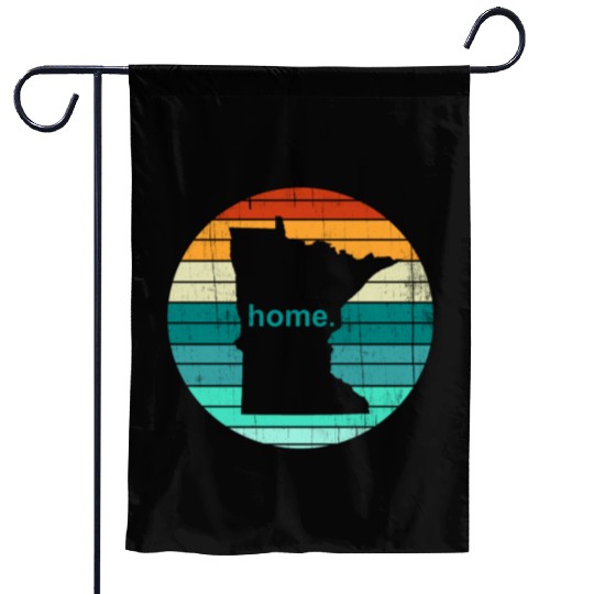 Unique Vintage Retro Style Home State Minnesota - Garden Flags
