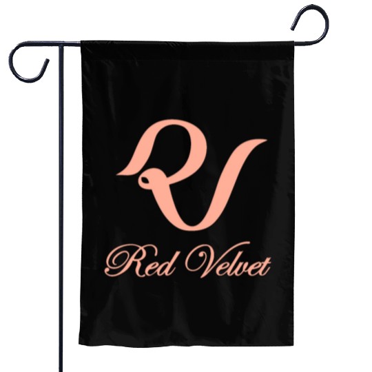 Red velvet kpop group logo design Garden Flags