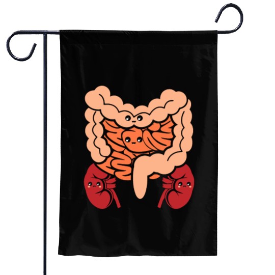 Cute Human Anatomy Body Parts Organs Gift Garden Flags