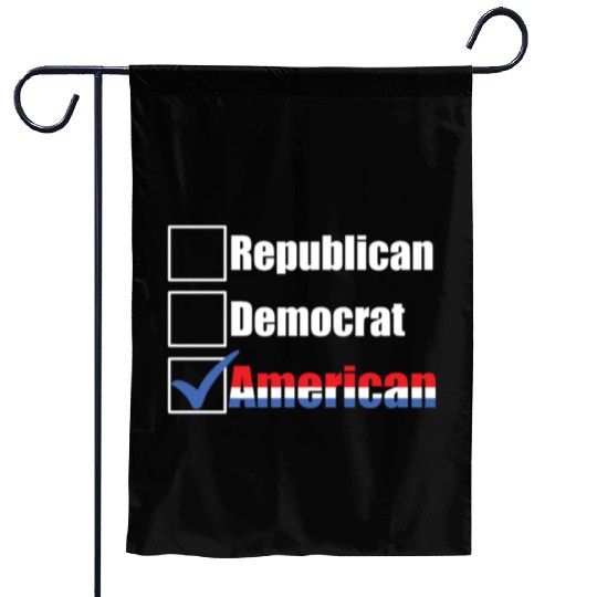 Republican Democrat American Patriotic Anti Garden Flags