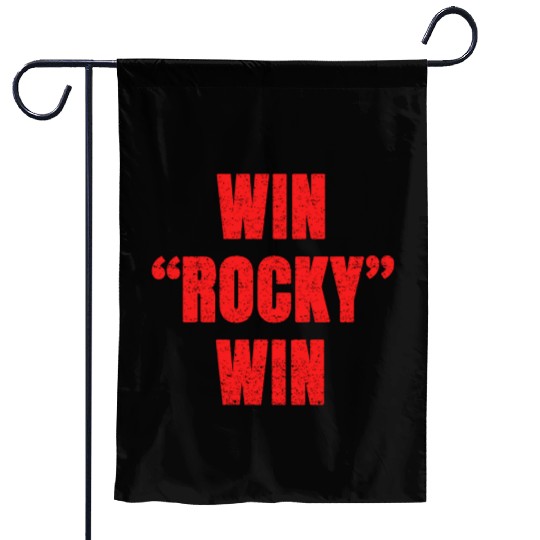 win rocky win Garden Flags inspired boxing Garden Flags