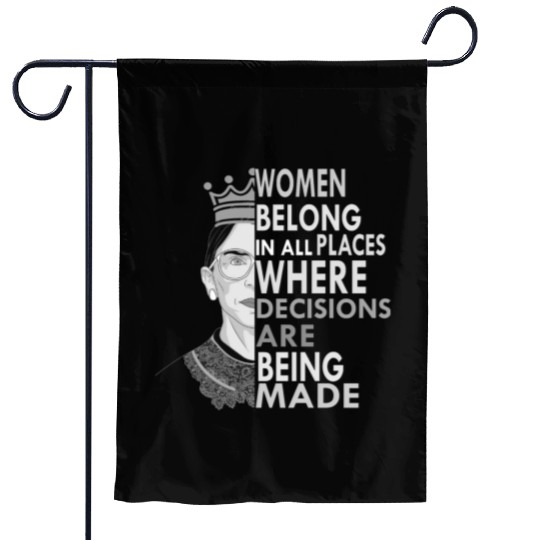 Ruth Bader Ginsburg Garden Flags