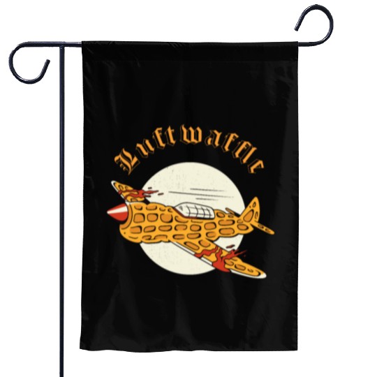 Luftwaffle Waffle Military Aircraft Pilot Garden Flags