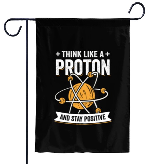 Proton Chemistry Physics Science Teacher Gift Garden Flags