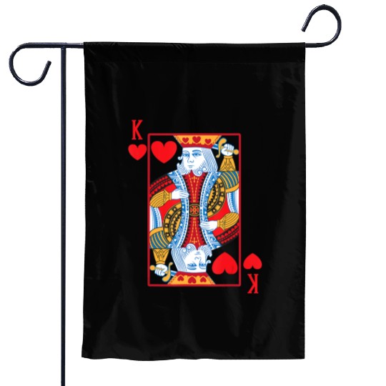 Halloween Playing Card Costume KING OF HEARTS Garden Flags