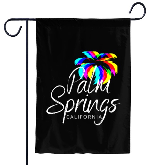 Palm Springs Neon Tree (White) Garden Flags