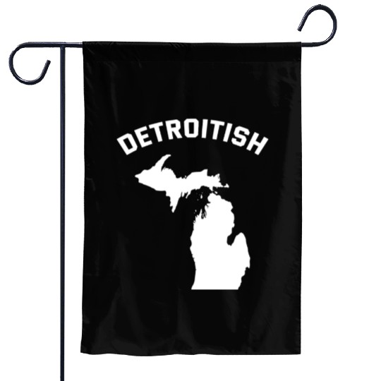 Detroit-Ish Detroit City Michigan Us State Gift Me Garden Flags