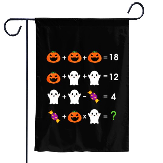 Order of Operations Halloween Quiz Math Teacher Garden Flags