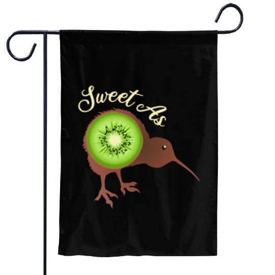 Sweet as Kiwi New Zealand Funny Gift Idea Garden Flags