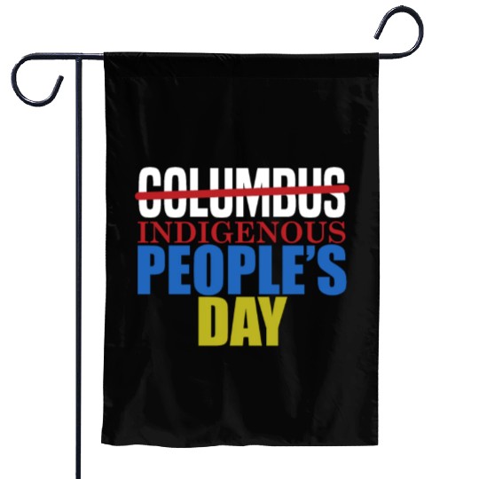 Columbus Indigenous People's Day Indian Native Ame Garden Flags