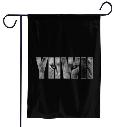 YHWH Yahweh God Lion Gift Garden Flags