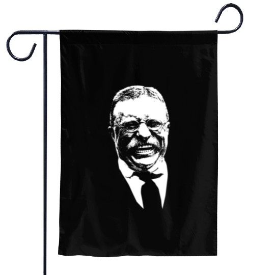 President Teddy Roosevelt Graphic Garden Flags