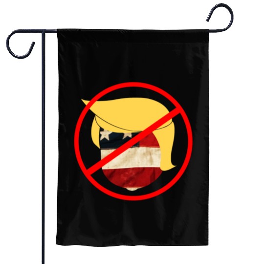 anti trump - dump trump 2020 Garden Flags
