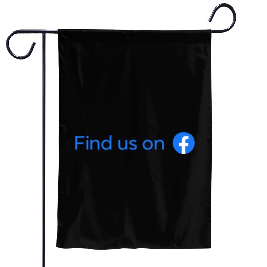 find us on facebook Garden Flags