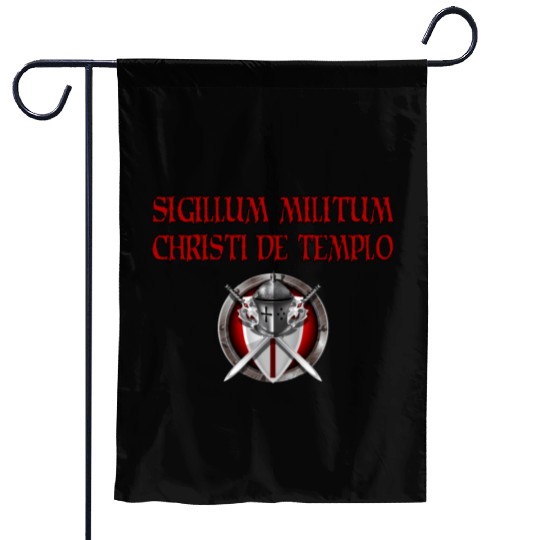 Crusader Knights Templar Garden Flags