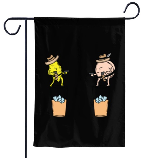 Iced Tea Lemon and Peach in the wild West Garden Flags
