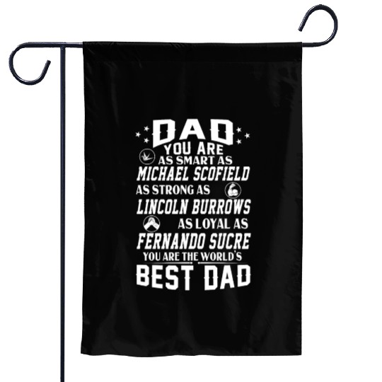 World's Best Dad Prison Break Dad Garden Flags