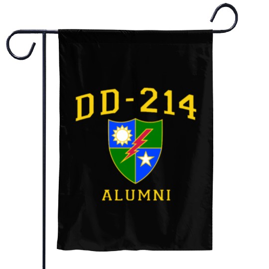 US Army Ranger Veteran DD214 Alumni Logo Insignia Garden Flags