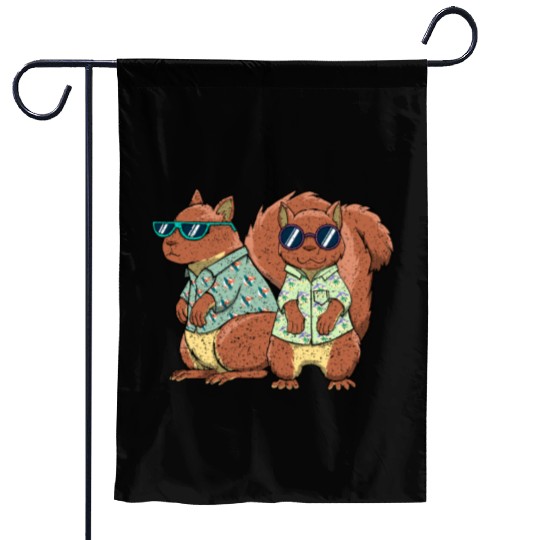 Funny Squirrel for Animal Lover Gift Squirrels Garden Flags