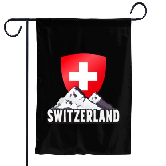 Switzerland Home To Helvetia Mountains Swiss Garden Flags