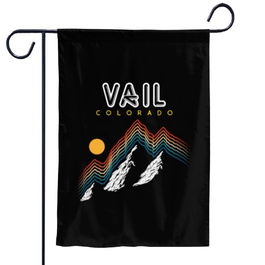 Vail Colorado Usa Ski Resort 1980S Retro Garden Flags