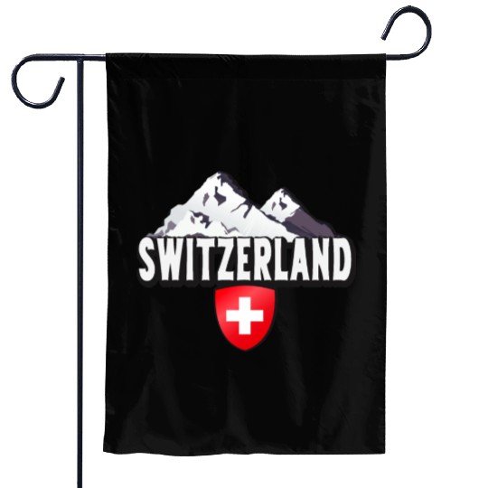 Switzerland Home Mountains Swiss Garden Flags