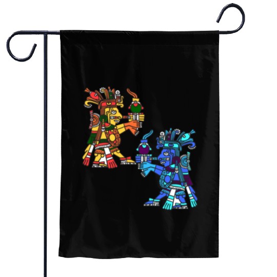 Aztec God Mayan Civilization Inca Culture Gift Garden Flags