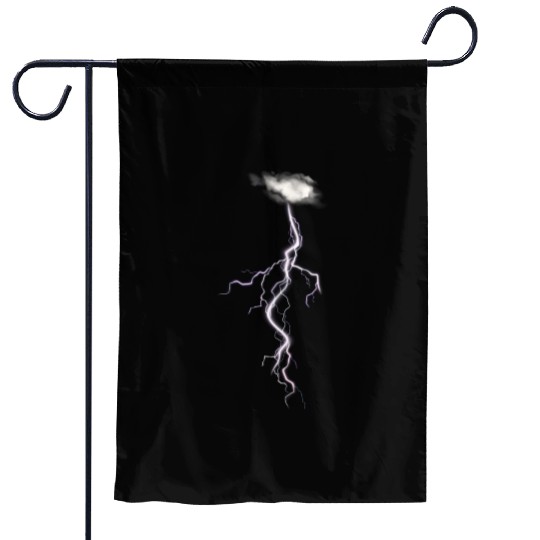 Lighting Gift Idea Lightning Bolt Graphic Garden Flags