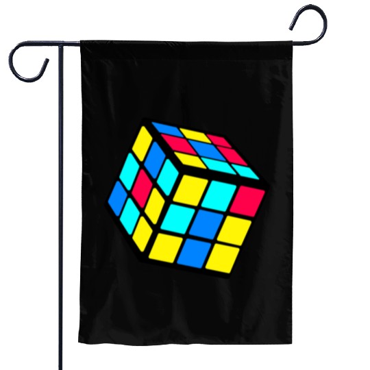 90s 80 Trendy Nostalgia Cube Garden Flags