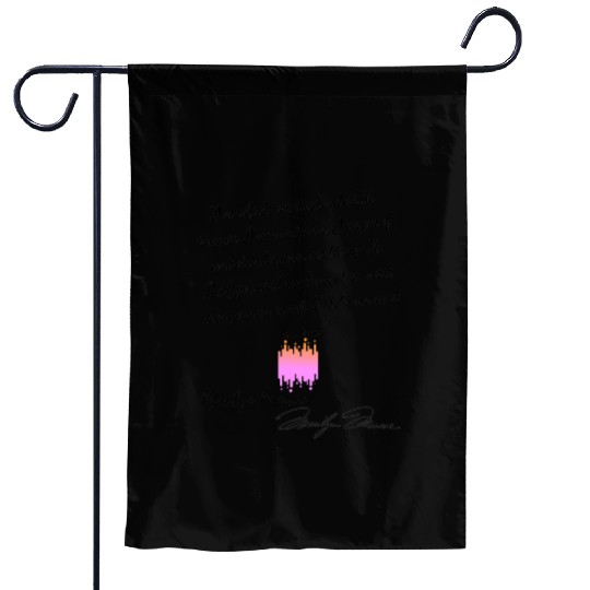 Eco Garden Flags quote Marilyn Monroe