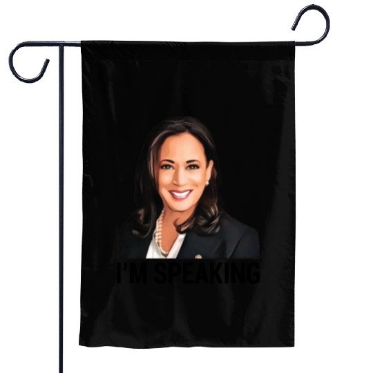 Kamala Harris Debate I’m Speaking Garden Flags
