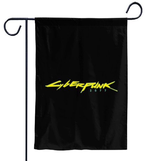 best selling CybERPuNK 2077 Garden Flags,free hugs shi