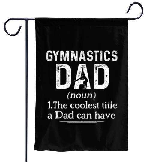 Gymnastics Dad Definition Gymnast Sports Garden Flags