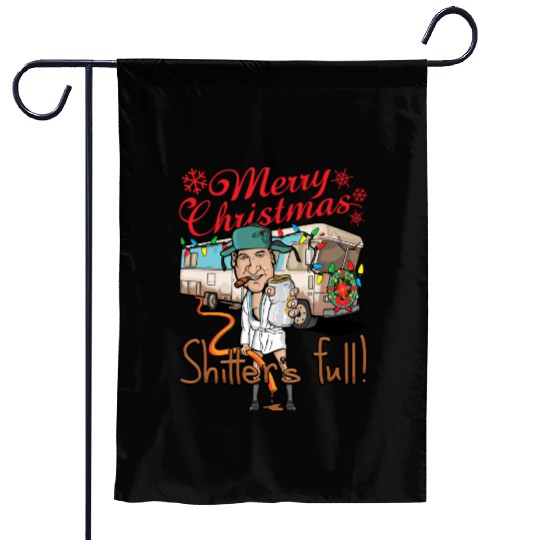 Merry Christmas Cousin Eddie Shitter'S Full Garden Flags