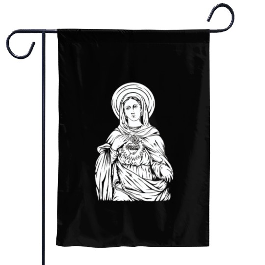 Holy virgin mary christian mother of Jesus Christ Garden Flags