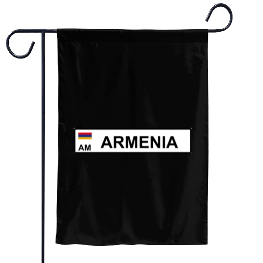 Realistic Armenia License Plate Sticker Garden Flags
