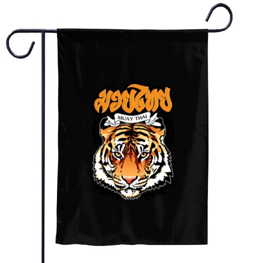 Muay Thai Tiger Garden Flags