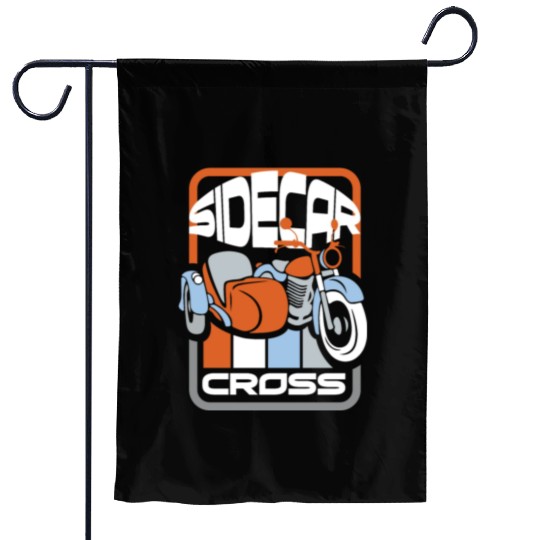 Sidecarcross Motocross Racing Sidecar Racer Garden Flags