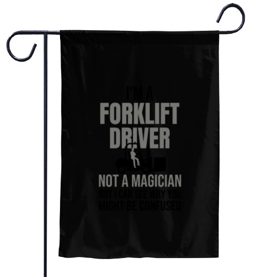 Forklift Driver Gift | Forklift Operator Warehouse Garden Flags