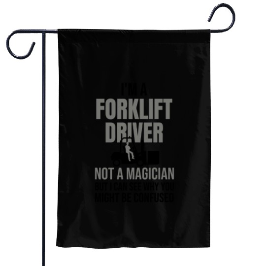 Forklift Driver Gift | Forklift Operator Warehouse Garden Flags