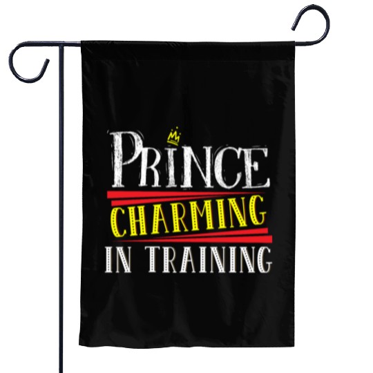 Prince Charming In Training Crown King Queen Garden Flags