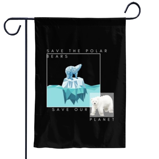 Save the Polar Bears Garden Flags