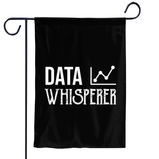 Data Whisperer Funny Software Computer Engineering Garden Flags