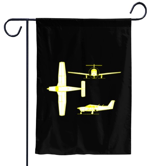 Piper PA 32 260 6 Cherokee Six Garden Flags