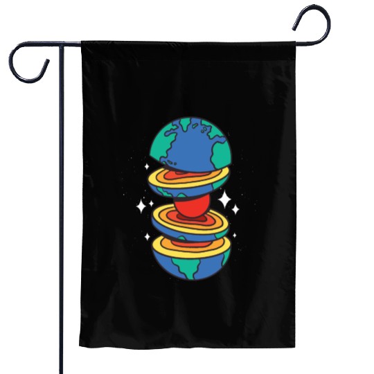 CUT EARTH Garden Flags