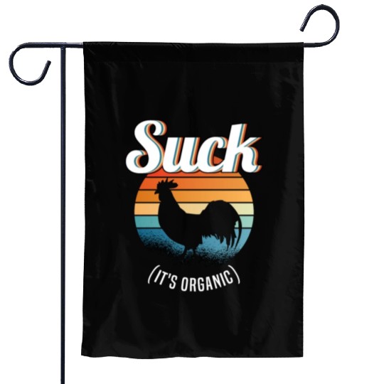 Suck Cock Hahn Gay Pride Gay Gay Funny Garden Flags