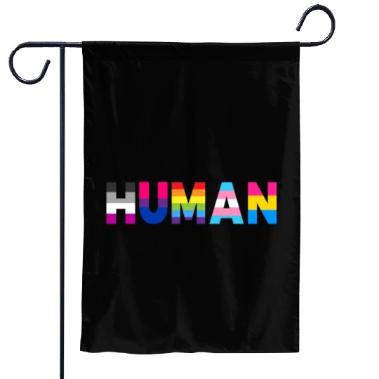 Human Garden Flags